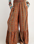 Spiced Chai Ruffled Pants