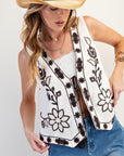 Cottage Floral Vest