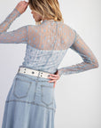 Floral Lace Long Sleeve
