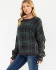 Retro Plaid Sweater