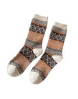 Rufia - Retro Warm Mid-Calf Socks for Women