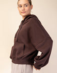 Offset Quarter Zip Hoodie
