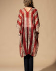 Vintage Inspired USA Print Kimono