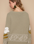 Soft Flower Sweater