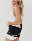 Turks and Caicos Foldover Crossbody Clutch Bag