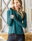 Kara Henley Waffle Knit