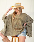 Peace Poncho Tunic