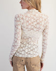 Allover Lace Top