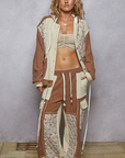 Let’s Meet Up Printed Quilted Pants