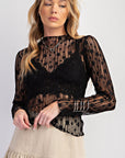 Floral Lace Long Sleeve