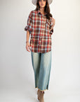 Keep it Cozy Plaid Top