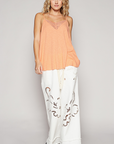 Lace Ribbed Tank