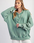 Mineral Wash Peace Pullover
