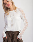 Giselle Lace Long Sleeve knit
