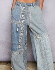 Addison Denim Patched Pants