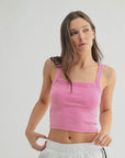 Mineral Wash Square Neck Tank