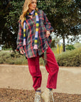 Keep it Cozy Plaid Top