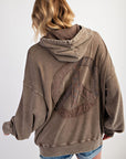 Mineral Wash Peace Pullover
