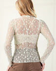Floral Lace Long Sleeve