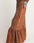 Spiced Chai Ruffled Pants