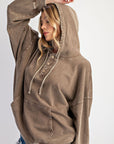 Mineral Wash Peace Pullover
