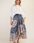 Aubrey Vintage Plaid Skirt
