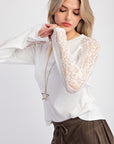Giselle Lace Long Sleeve knit