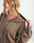 Mineral Wash Peace Pullover