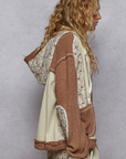 Let’s Meet Up Printed Quilted Jacket