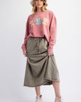 Mineral Wash Skirt