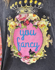 YOU FANCY tattered Tee
