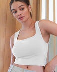 Clean Lines Square Neck Cropped Tank