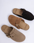 Mesa Buckle Slip-On Mules