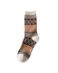 Rufia - Retro Warm Mid-Calf Socks for Women