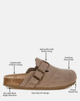 Mesa Buckle Slip-On Mules