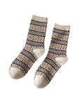 Rufia - Retro Warm Mid-Calf Socks for Women