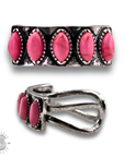 Pink stone ring - LC