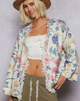Jasmine Floral Sweater Cardigan