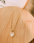 Mother of Pearl Heart Necklace