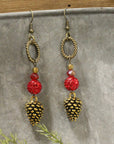 Bold & Beautiful Pinecone Earrings
