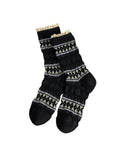 Rufia - Maillard Lace Trim Crew Socks - Elegant & Warm