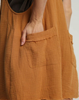 Gauze Short Romper