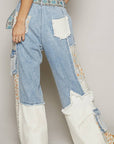 Boho Printed Patchwork Pants