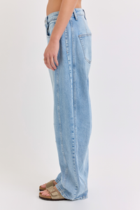 Mid Waisted Barrel Long Inseam