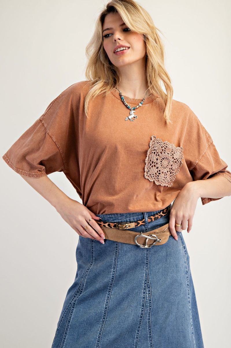 Crochet Pocket Top