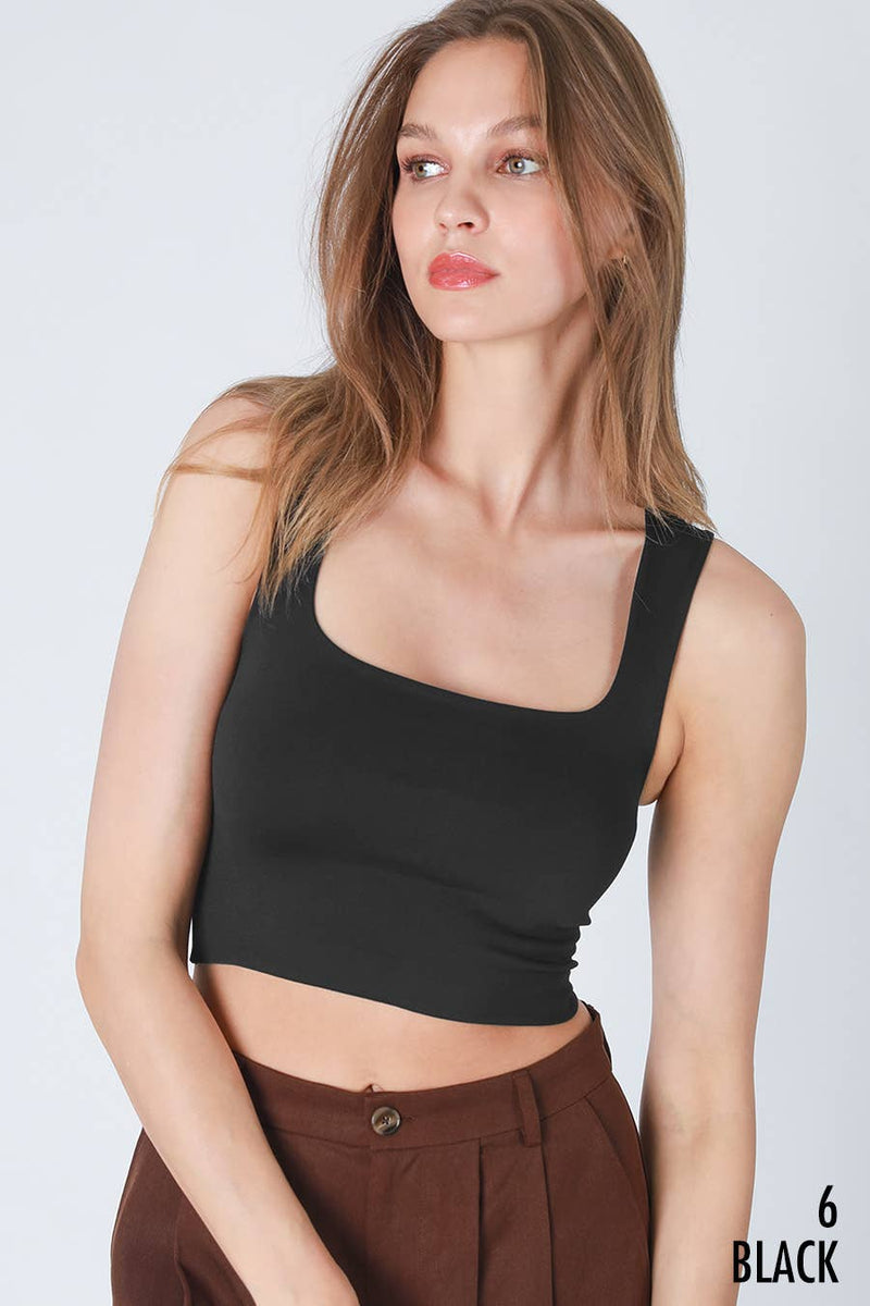 Clean Lines Cropped Tank