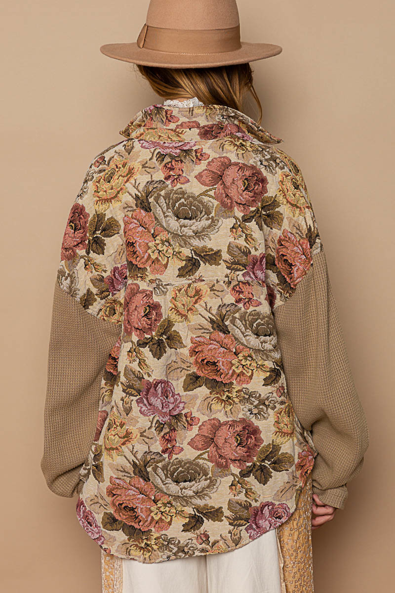 Emma Floral Shacket