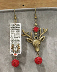 Rudolph & Friends Dangle Earrings