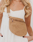 Rachel Raffia Bum Bag