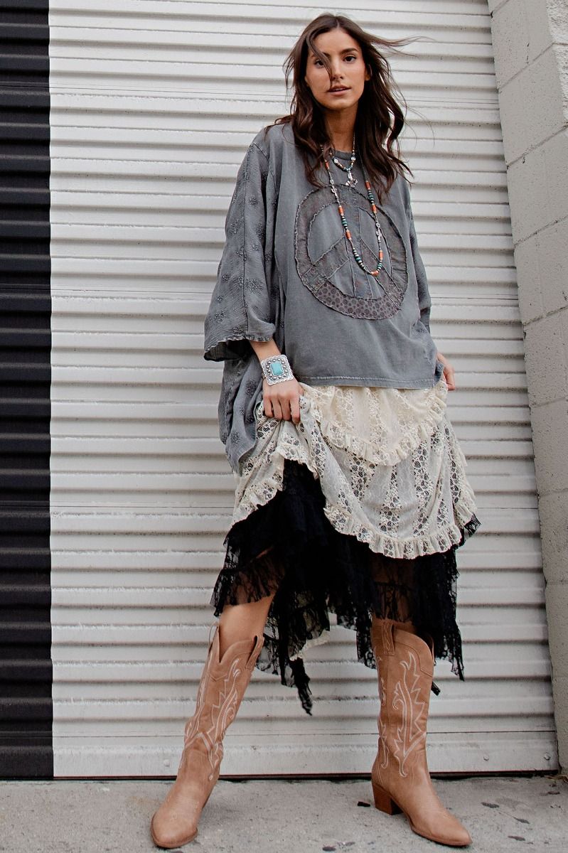 Allover Lace Skirt